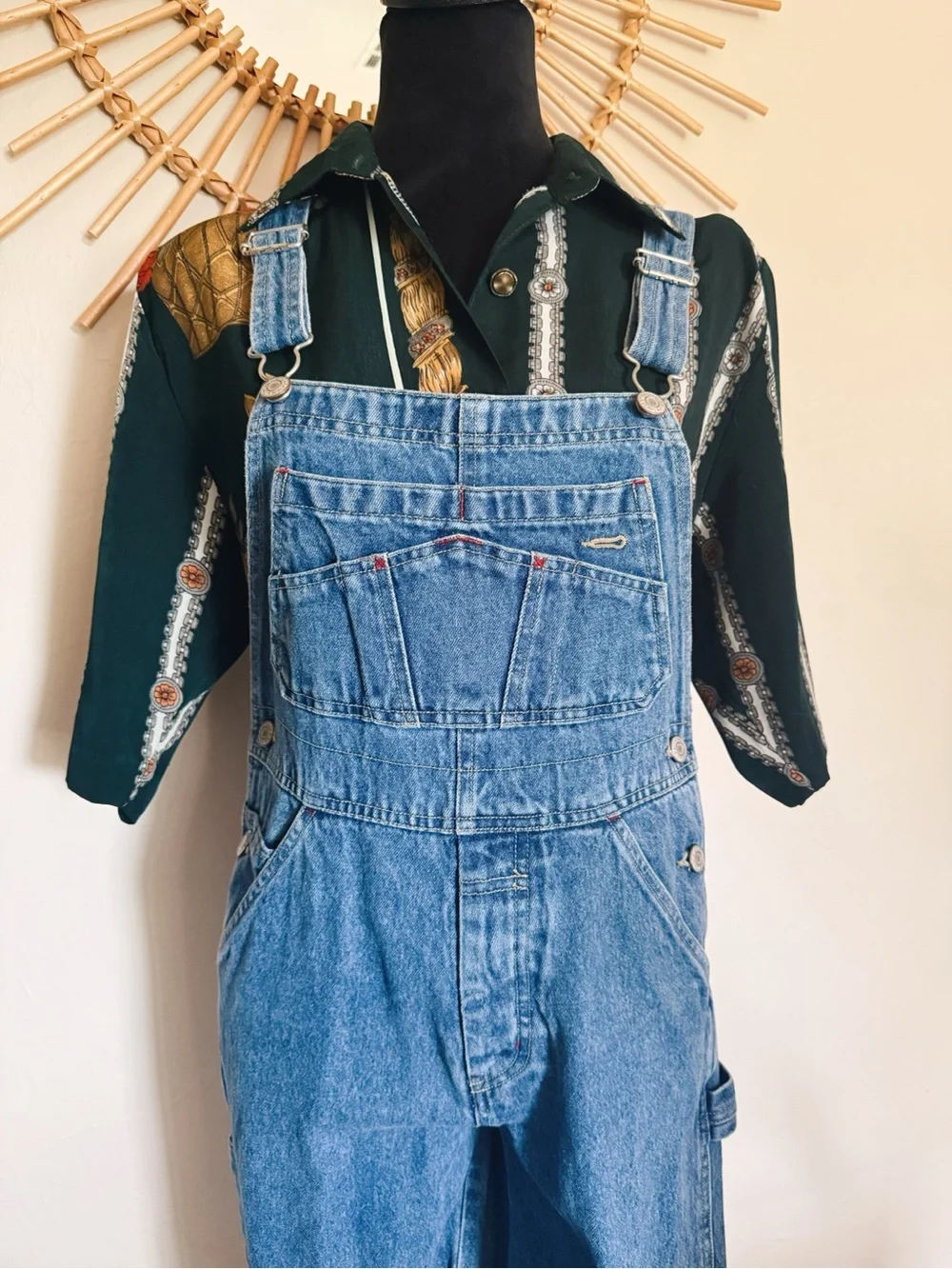 Classic Blue Denim Overalls
